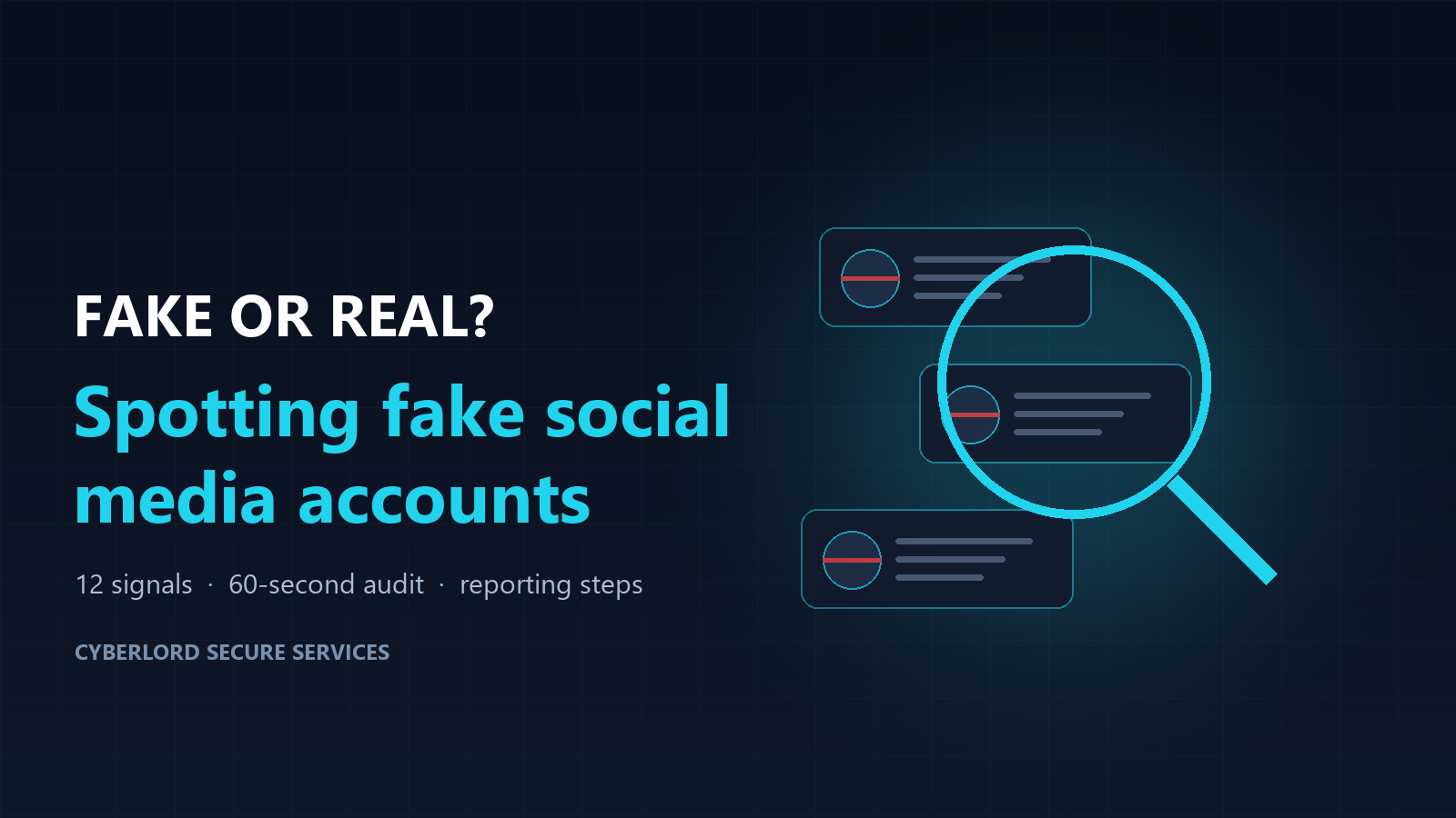 How to Spot Fake Social Media Accounts: 12 Signals That Give Them Away
